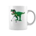 Cuterex Dinosaur Boys Golfing Lover Trex Dino Golf Gifts Coffee Mug