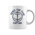 Dibs On The Captain Anchor Funny Captain Wife Coffee Mug