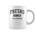 Fresno California Ca Vintage Sports Design Black Design Coffee Mug
