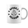 Halloween Ghost Vintage Groovy Trick Or Treat Spooky Vibes Coffee Mug
