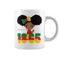 Juneteenth Celebrating 1865 Black Girl Kids Toodlers V2 Coffee Mug