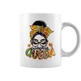 Pumpkin Queen Messy Bun Fall Pumpkin Fall Vibes Autumn Coffee Mug