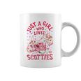 Scottie Scottish Terrier Just A Girl Who Loves Dog Flower Coffee Mug