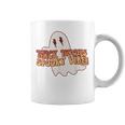 Thick Thighs Spooky Vibes Funny Happy Halloween Spooky Coffee Mug