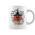 Thick Thights And Spooky Vibes Halloween Pumpkin Ghost Coffee Mug
