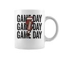 Vintage Game Day Football Lightning Bolt Funny Team Sport Coffee Mug