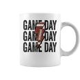 Vintage Game Day Football Lightning Bolt Funny Team Sport V2 Coffee Mug