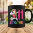 11 Year Old Unicorn Dabbing 11Th Birthday Girl Unicorn Party Coffee Mug Funny Gifts