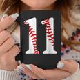 11Th Birthday Baseball Big Number Eleven 11 Year Old Boy V2 Coffee Mug Personalized Gifts