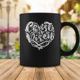 Easter Christian Christ Is Risen Cross Heart Coffee Mug