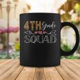 4Th Grade Squad Heart Team Leopard Teacher Crew Student Coffee Mug Funny Gifts