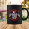 4Th Of July Cat Pround To Be Americat Coffee Mug Unique Gifts