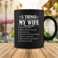 5 Things You Should Know About My Wife Funny Tshirt Coffee Mug Unique Gifts