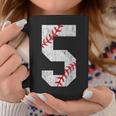 5Th Birthday Baseball Big Number Five 5 Year Old Boy Girl V2 Coffee Mug Personalized Gifts