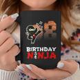 8 Year Old Ninja Birthday Party Eight Birthday Ninja Party Coffee Mug Personalized Gifts
