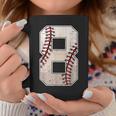8Th Birthday Baseball Big Number Eight 8 Year Old Boy Girl V5 Coffee Mug Personalized Gifts