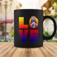 American Flag Gnome Shows Love Patriotic Heart 4Th Of July Gift Coffee Mug Unique Gifts