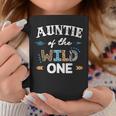 Auntie The Wild One Girl Birthday Matching Family Party Coffee Mug Personalized Gifts