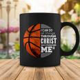 Basketball Faith All Things Through Christ Coffee Mug Unique Gifts