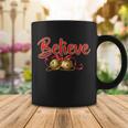 Believe In Christmas Jingle Bells Tshirt Coffee Mug Unique Gifts