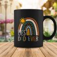 Best Dad Ever Rainbow Funny Fathers Day From Wife Daughter Cool Gift Coffee Mug Unique Gifts