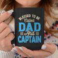 Blessed To Be Called Dad And Captain Fathers Day Gift For Father Fathers Day Gift Coffee Mug Personalized Gifts