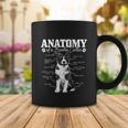 Border Collie Anatomy Funny Cute Dog Border Collie Mom Dad Coffee Mug Unique Gifts