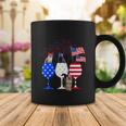 Cat 4Th Of July Costume Red White Blue Wine Glasses Funny Coffee Mug Unique Gifts