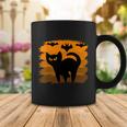 Cat Bat Funny Halloween Quote Coffee Mug Unique Gifts