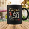 Chapter 50 Years Est 1972 50Th Birthday Red Rose Wine Crown Coffee Mug Unique Gifts