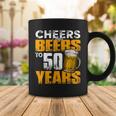 Cheers And Beers To 50 Years Old Birthday Funny Drinking Coffee Mug Funny Gifts
