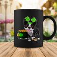Cute Boston Terrier Shamrock St Patricks Day Coffee Mug Unique Gifts