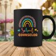 Cute School Counselor Rainbow Coffee Mug Unique Gifts