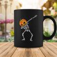 Dabbing Skeleton Pumpkin Head - Halloween Dancing Skeleton Coffee Mug Funny Gifts