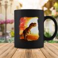 Desert Sun Galaxy Trex Dinosaur Coffee Mug Unique Gifts