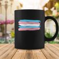 Distressed Transgender Pride Flag Coffee Mug Unique Gifts