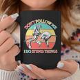 Dont Follow Me I Do Stupid Things Scuba Diver Graphic Design Printed Casual Daily Basic Coffee Mug Personalized Gifts