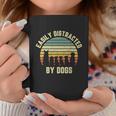 Easily Distracted By Dogs Shirt Funny Dog Dog Lover Graphic Design Printed Casual Daily Basic Coffee Mug Personalized Gifts