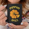 Fall Autumn Pumpkin Spice Cute Flower Coffee Mug Funny Gifts