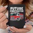 Firefighter Future Firefighter Fire Truck Theme Birthday Boy V2 Coffee Mug Funny Gifts