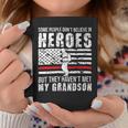 Firefighter Proud Fireman Grandpa Of A Firefighter Grandpa Coffee Mug Personalized Gifts