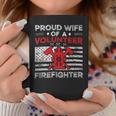 Firefighter Proud Wife Of A Volunteer Firefighter Fire Wife Coffee Mug Funny Gifts