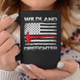 Firefighter Thin Red Line Wildland Firefighter American Flag Axe Fire_ V2 Coffee Mug Funny Gifts