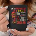 Firefighter Vintage Im A Firefighter Dad Definition Much Cooler Coffee Mug Funny Gifts