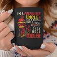 Firefighter Vintage Im A Firefighter Uncle Definition Much Cooler Coffee Mug Funny Gifts