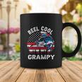 Flag Vintage Reel Cool Grampy Fishing For 4Th Of July Coffee Mug Unique Gifts