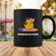 Fourth Of July Usa Patriotic Firecracker Rubber Duck Gift Coffee Mug Unique Gifts