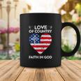 Funny 4Th Of July Christian Faith In God Heart Coffee Mug Unique Gifts