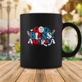Funny Fireworks Hearts Usa 4Th Of July Patriotic Coffee Mug Unique Gifts