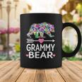 Funny Grammy Bear Mothers Day Floral Matching Family Outfits Coffee Mug Unique Gifts